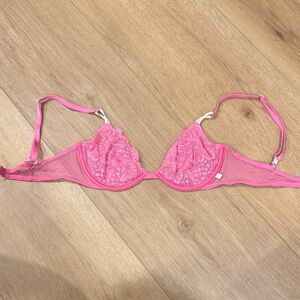 VS Pink Lace Bralette